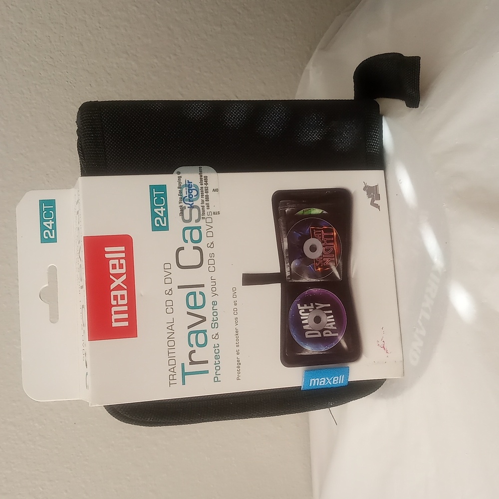 Maxell Travel CD & DVD Case 24CT
